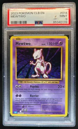 2023 Pokemon Classic Mewtwo Blastoise & Suicune ex Deck #014/034 PSA 9 - Image 1