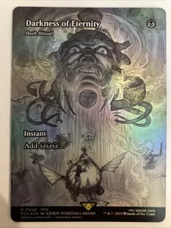 Darkness of Eternity - Dark Ritual (Showcase) 0008 Foil R FINAL FANTASY FCA - Image 1