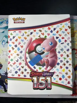 Pokemon 151 85.8% Complete Master Set Starter+ promos + Holo Energy In BinderE - Image 1
