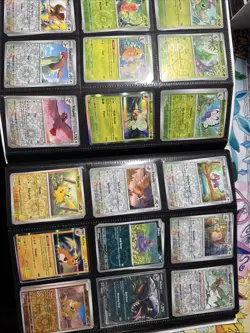 Pokemon 151 86.96% Complete Master Set Starter+ promos + Holo Energy In Binder - Image 3