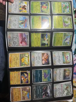 Pokemon 151 84.24% Complete Master Set Starter+ promos + Holo Energy In Binder - Image 3