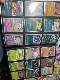 Pokemon 151 84.24% Complete Master Set Starter+ promos + Holo Energy In Binder - Image 4