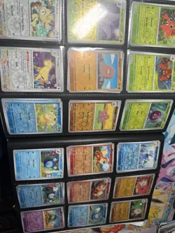Pokemon 151 84.24% Complete Master Set Starter+ promos + Holo Energy In Binder - Image 5