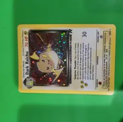 Dark Raichu Gym Holo Base Pokemon Card WOTC - Image 1