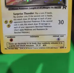 Dark Raichu Gym Holo Base Pokemon Card WOTC - Image 5
