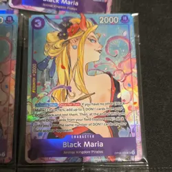 Black Maria (Illustration Box Vol.2) One Piece Promotion Cards - SEALED PROMO - Image 2
