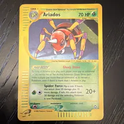 Pokemon Ariados Aquapolis Holo Rare 70 HP H03/H32 2002 TCG Card - Image 1
