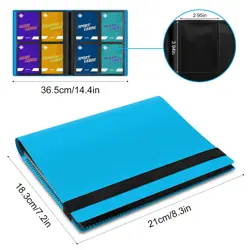 4 Pocket Card Binder for 160 Sleeves, Card Folder Ablum for Trading Cards Col... - Image 2
