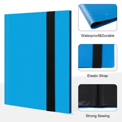 4 Pocket Card Binder for 160 Sleeves, Card Folder Ablum for Trading Cards Col... - Image 3