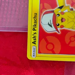 ASH'S PIKACHU - SM109 Pokemon TCG - Special Promo Card - Red - Image 2
