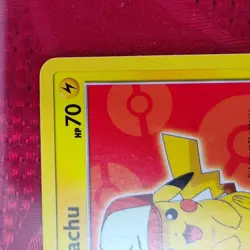 ASH'S PIKACHU - SM109 Pokemon TCG - Special Promo Card - Red - Image 3