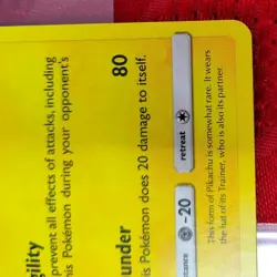 ASH'S PIKACHU - SM109 Pokemon TCG - Special Promo Card - Red - Image 4