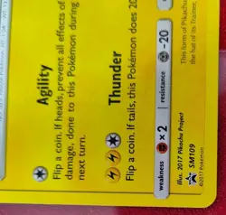 ASH'S PIKACHU - SM109 Pokemon TCG - Special Promo Card - Red - Image 5