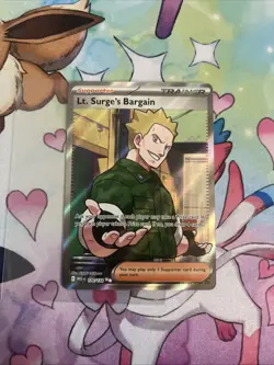 Lt. Surge's Bargain 170/132 ME01: Mega Evolution - Pokemon Card - NM - Image 1