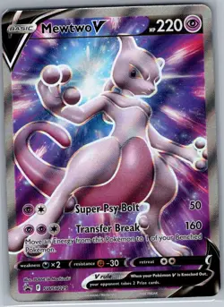 Mewtwo V SWSH229 SWSH: Sword & Shield Promo Cards - Pokemon Card - NM - Image 1