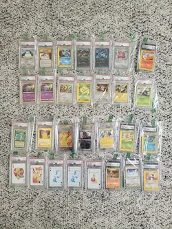 Pokemon Custom Bundle: 2 Graded Cards, Vintage And Modern Cards, Holos, And Pack - Image 4