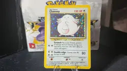 Chansey - 3/102 - Holo Rare - Base Set - Pokemon Card - MP - Image 1