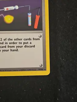 Pokemon TCG Item Finder Base Set Unlimited Rare Card 74/102 LP 1999 Vintage TCG - Image 4