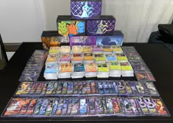 Pokemon 500 bulk cards lot with 10 ultra rare V cards guaranteed - Image 1