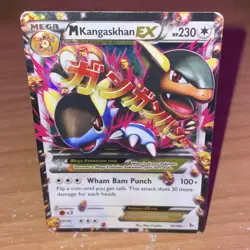 M Kangaskhan EX 79/106 Flashfire Holo Ultra Rare TCG Pokemon Card 2014 MP - Image 1