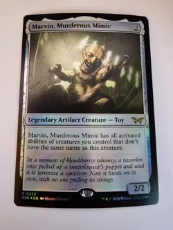 Marvin, Murderous Mimic Duskmourn: House of Horror Foil - Image 1