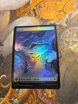 Forest 281 Winter Foil MTG Bloomburrow - NM - - Image 1