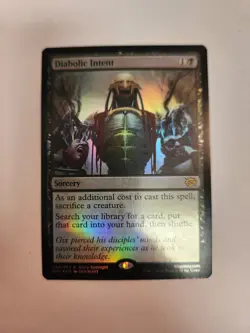 Diabolic Intent - Foil NM-Mint, English The Brothers' War MTG Magic - Image 1