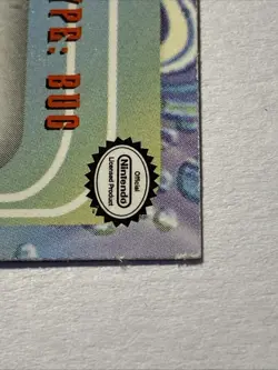 CATERPIE #10 Pokemon Card TCG FOIL Topps TV Animation - Image 3