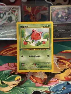 Pokemon Cards: Neo Discovery 1st Edition Common: Hoppip 55/75 - Image 1