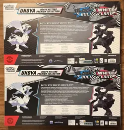 Pokemon Unova Heavy Hitters Premium Collection Black Bolt White Flare - Lot of 2 - Image 2