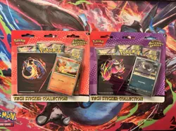 Set Of 2 X POKEMON ASCENDED HEROES Tech Sticker Collection BRAND NEW/SEALED! - Image 1
