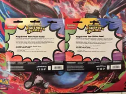 Set Of 2 X POKEMON ASCENDED HEROES Tech Sticker Collection BRAND NEW/SEALED! - Image 2