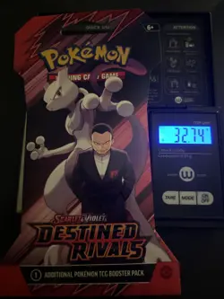 (VERY HEAVY) 32.74G Pokemon TCG Destined Rivals Sleeved Booster Pack (SEALED)✅ - Image 1