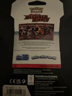 (VERY HEAVY) 32.74G Pokemon TCG Destined Rivals Sleeved Booster Pack (SEALED)✅ - Image 3