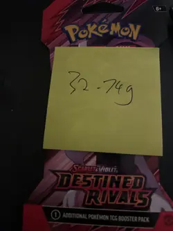 (VERY HEAVY) 32.74G Pokemon TCG Destined Rivals Sleeved Booster Pack (SEALED)✅ - Image 4