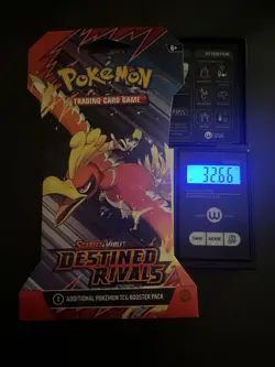 (VERY HEAVY) 32.66G Pokemon TCG Destined Rivals Sleeved Booster Pack (SEALED)✅ - Image 1