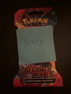 (VERY HEAVY) 32.66G Pokemon TCG Destined Rivals Sleeved Booster Pack (SEALED)✅ - Image 3