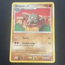 Graveler LV.37 37/99 Regular Platinum Arceus Pokemon TCG NM 2009 - Image 1