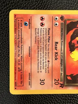 Dark Rapidash 44/82 Team Rocket Pokemon Vintage Non Holo NM - Image 3