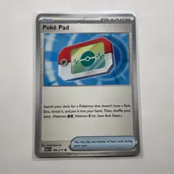 Ascended Heroes Poke Pad 198/217 (IN HAND Ready to Ship) Pokemon Trainer Item - Image 1