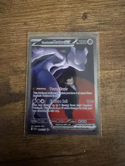 Team Rocket’s Mewtwo ex 281/217 SIR Secret Ascended Heroes Pokemon IN HAND MINT - Image 1