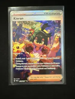 Pokemon TCG Kieran Sir 218/167SV06: Twilight Masquerade Holo Card - Image 1