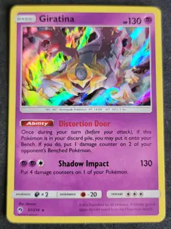 Giratina 97/214 Pokemon TCG Sun & Moon: Lost Thunder Holo LP - Image 1
