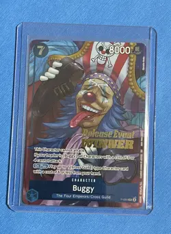 Buggy P-084 Release Event Winner Promo One Piece English NM - Image 1