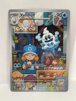 Vanillish Illustration Rare Pokemon TCG Paradox Rift 190/182 - Image 1