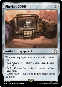 Pip-Boy 3000 PIP-140 - Rare - Magic: The Gathering MTG NM - Image 1
