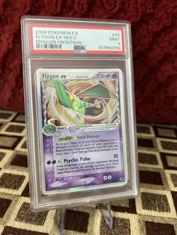Flygon ex Delta Species 92/101 Dragon Frontiers Holo Psa 9 Mint Full Art Pokemon - Image 1