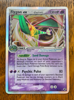 Flygon ex (Delta Species) 92/101 Dragon Frontiers Holo Pokemon LP/MP - Image 1