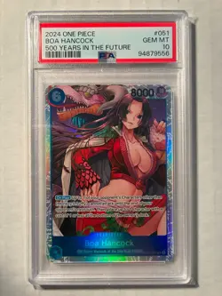 2024 One Piece BOA HANCOCK OP07 051 SR 500 Years In the Future PSA 10 Gem Mint! - Image 1