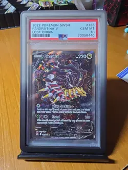 Pokemon 2022 Giratina V 186/196 Alt Art Lost Origin GEM MINT PSA 10 - Image 2